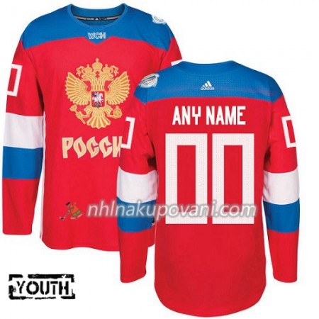 Rusko Dresy Personalizované Světový pohár v ledním hokeji 2016 Červená Premier - Dětské Rusko Dresy Personalizované Světový pohár v ledním hokeji 2016 Červená Premier - Dětské